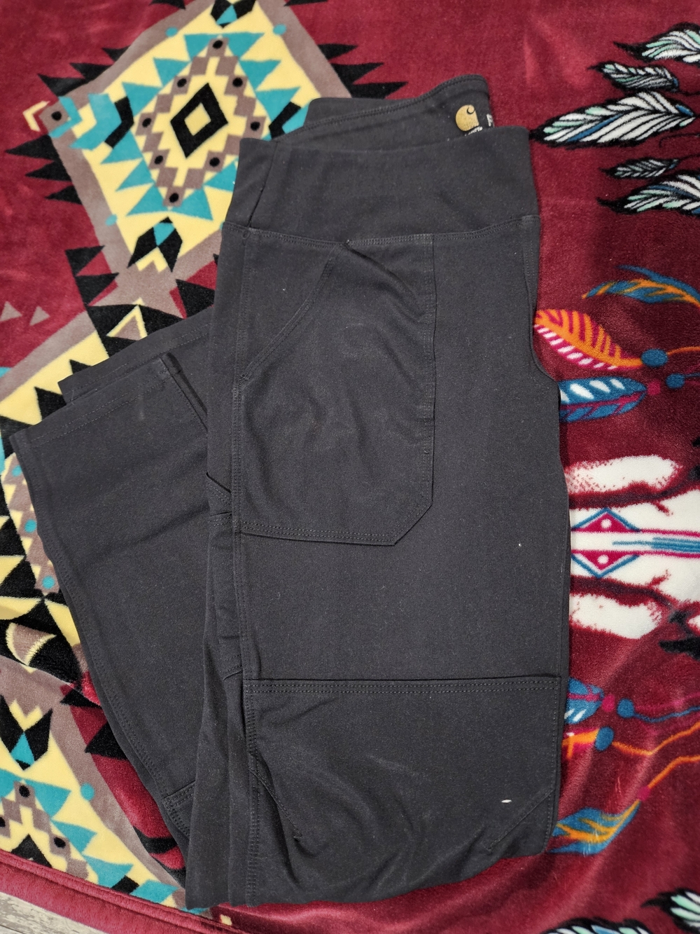 Carhartt Womens Black Work Pants - Durable Utility Style